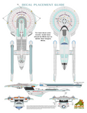 Starship-B Registry and Porthole Decals - 1:1000