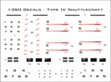 Type IV Shuttlecraft w/Decals - 1:350