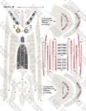 Sovereign Starship Aztec Decals 1:1400 - Early Version