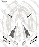 Sovereign Starship Aztec Decals 1:1400 - Early Version