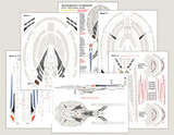 Sovereign Starship Aztec Decals 1:1400 - Early Version