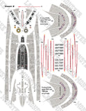 Sovereign Starship Aztec Decals 1:1400 - Late Version